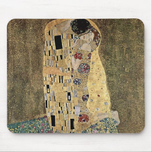 グスタフKlimtのキス(1908年頃) マウスパッド