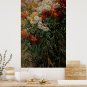 グスタヴカイルボッテ菊 ポスター (キッチン)