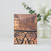 グスタヴカイルボッテ – パリのバルコニー ポストカード (スタンド正面)