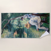 グスタヴカイレボッテアングリング ビーチタオル (正面)