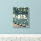 グスタヴカイレボッテ – イェーレス，雨 キャンバスプリント (インサイチュ (ウッドフロア))