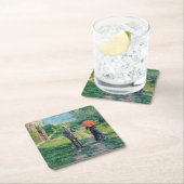 グスタヴカイレボッテ – ザパスアップヒル スクエアペーパーコースター (インサイチュ)