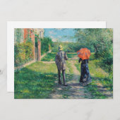 グスタヴカイレボッテ – ザパスアップヒル 招待状 (正面/裏面)