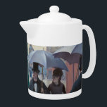 グスタヴカイレボッテ – パリ通り; Rainy Day<br><div class="desc">パリの通り；雨の日/パリ通り、プルーア通り – Gustave Caillebotte in 1877</div>