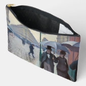 グスタヴカイレボッテ – パリ通り; Rainy Day アクセサリーポーチ (見開き)