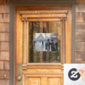 グスタヴカイレボッテ – パリ通り; Rainy Day ウィンドウサイン (ホームデコレーション)