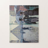 グスタヴカイレボッテ – パリ通り; Rainy Day ジグソーパズル (縦)