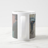 グスタヴカイレボッテ – パリ通り; Rainy Day ジャンボコーヒーマグカップ (裏面)