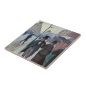 グスタヴカイレボッテ – パリ通り; Rainy Day タイル (側面)