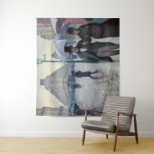 グスタヴカイレボッテ – パリ通り; Rainy Day タペストリー (インサイチュ)