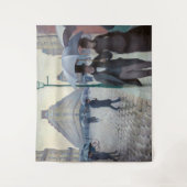 グスタヴカイレボッテ – パリ通り; Rainy Day タペストリー (正面)