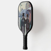 グスタヴカイレボッテ – パリ通り; Rainy Day ピックルボールラケット (左)