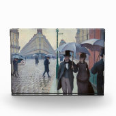 グスタヴカイレボッテ – パリ通り; Rainy Day フォトブロック (正面)