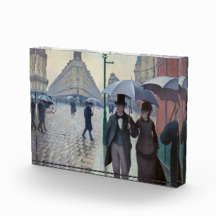 グスタヴカイレボッテ – パリ通り; Rainy Day フォトブロック