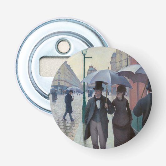 グスタヴカイレボッテ – パリ通り; Rainy Day 栓抜き (正面)