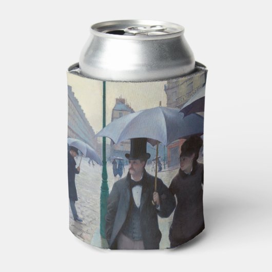 グスタヴカイレボッテ – パリ通り; Rainy Day 缶クーラー (缶正面)