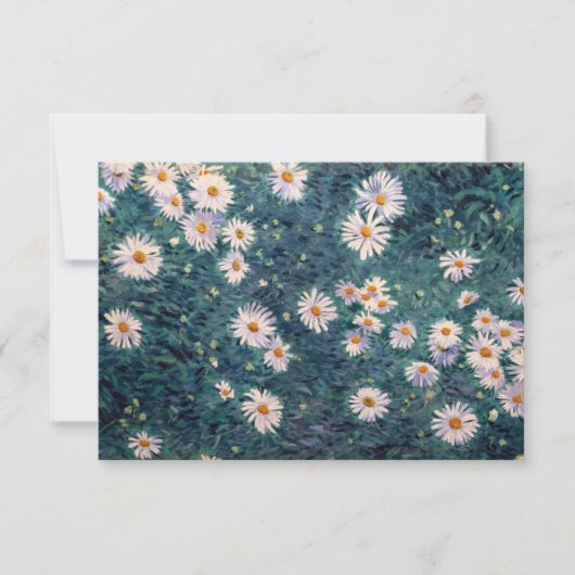 グスタヴカイレボッテ – ベッド・オブ・デイジー、詳細 サンキューカード (正面)