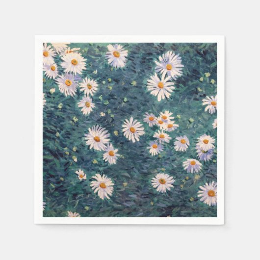 グスタヴカイレボッテ – ベッド・オブ・デイジー、詳細 スタンダードカクテルナプキン (正面)