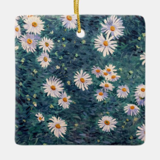 グスタヴカイレボッテ – ベッド・オブ・デイジー、詳細 セラミックオーナメント (正面)