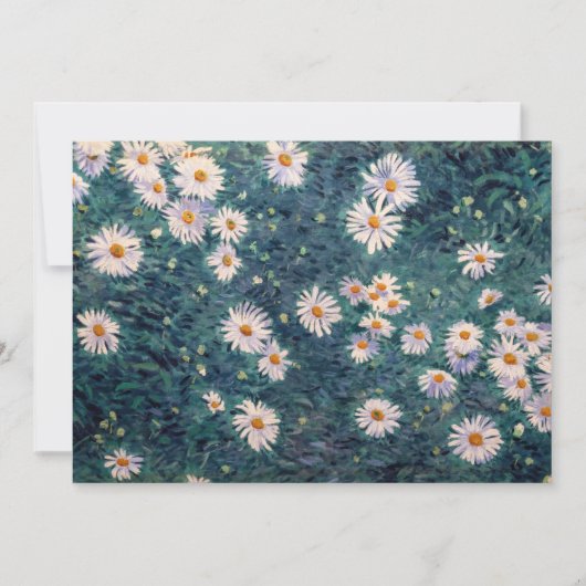 グスタヴカイレボッテ – ベッド・オブ・デイジー、詳細 招待状 (正面)