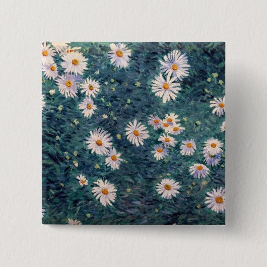 グスタヴカイレボッテ – ベッド・オブ・デイジー、詳細 缶バッジ (正面)