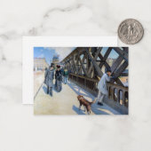 グスタヴカイレボッテ – ルポンデヨーロッパ ノートカード (正面/裏面インサイチュ)