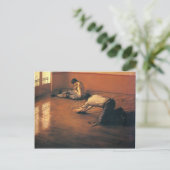 グスタヴカイレボッテ – 寄木板 ポストカード (スタンド正面)