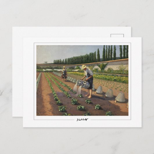 グスタヴカイレボッテ#137 -ファインアート ポストカード (正面/裏面)