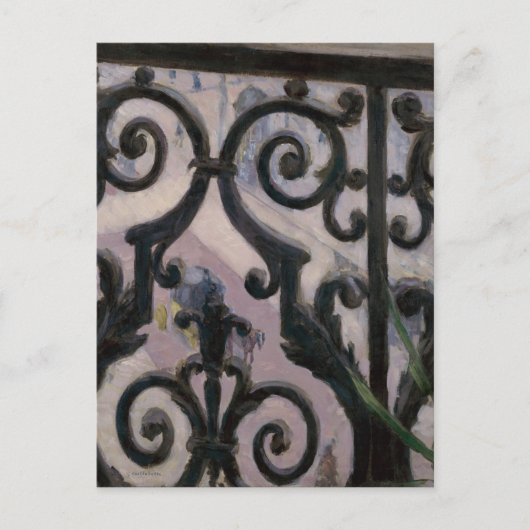 グスタヴカイレボテ |バルコニーから表示 ポストカード (正面)