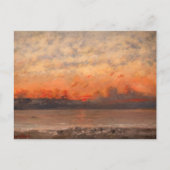 グスタヴコートベットサンセット ポストカード (正面)