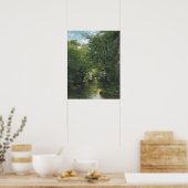 グスタヴコートベットザブレーメンクリーク1866 ポスター (キッチン)