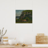 グスタヴコートベットホオテピエールの岩 ポスター (キッチン)