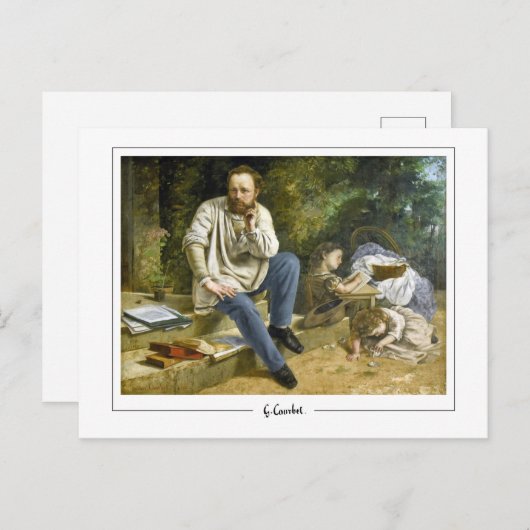 グスタヴコートベット#301 -ファインアートはがき ポストカード (正面/裏面)