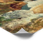 グスタヴコートベット | Etretat港の崖 ポスター (角)