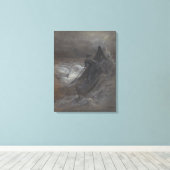 グスタヴドレによる難破船の後 キャンバスプリント (インサイチュ (ウッドフロア))