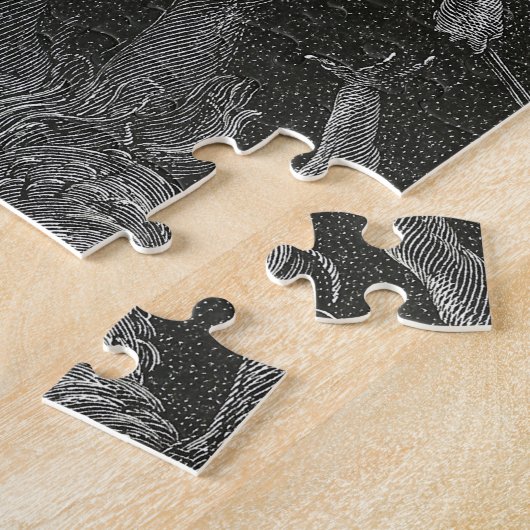 グスタヴドールの地獄の口 ジグソーパズル (側面)