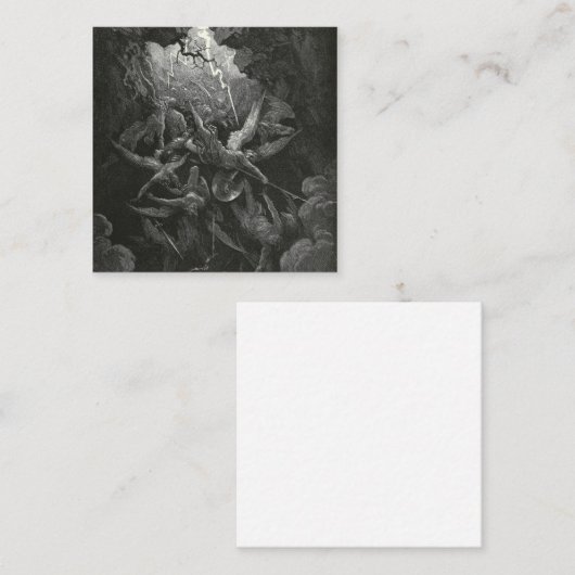 グスタヴドールの地獄の口 スクエア名刺 (正面/裏面)