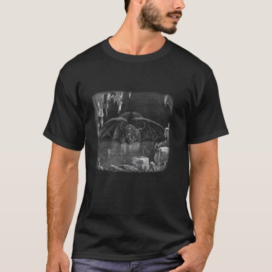 グスタヴドーレヴィジョン地獄悪魔サタン・ルシファー・ダ Tシャツ (正面)