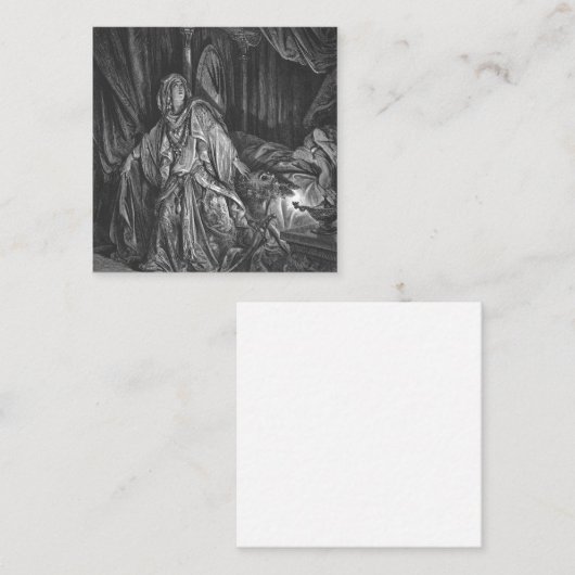 グスタヴドーレ – ジュディスとホラフェルネス スクエア名刺 (正面/裏面)