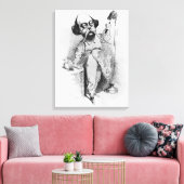 グスタヴフローベール解剖マダムボヴァリ キャンバスプリント (インサイチュ (リビング))