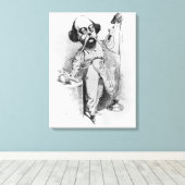 グスタヴフローベール解剖マダムボヴァリ キャンバスプリント (インサイチュ (ウッドフロア))