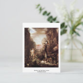 グスターブのモローによるヘラクレスとヒドラのラーナイ ポストカード (スタンド正面)