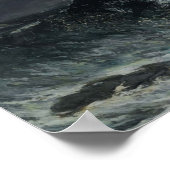 グスターブクールベットザ・ウェーブ ポスター (角)