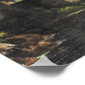 グスターブクールベット – チロンキャッスル ポスター (角)