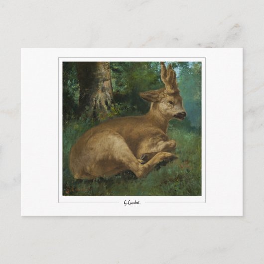 グスターブクールベット#1183 -ファインアート ポストカード (正面)