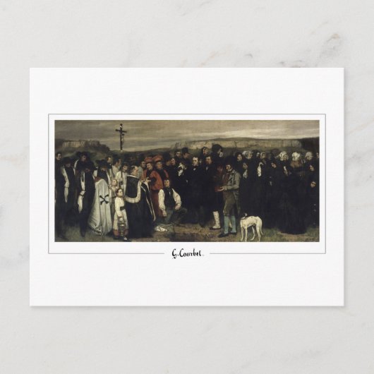 グスターブクールベット#389 -ファインアート ポストカード (正面)