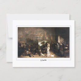 グスターブクールベット#587 -ファインアート ポストカード