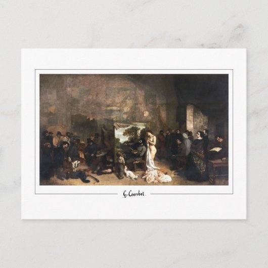 グスターブクールベット#587 -ファインアート ポストカード (正面)