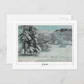 グスターブクールベット#666 -ファインアート ポストカード (正面/裏面)