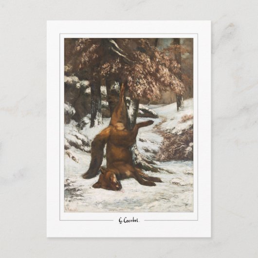 グスターブクールベット#675 -ファインアート ポストカード (正面)